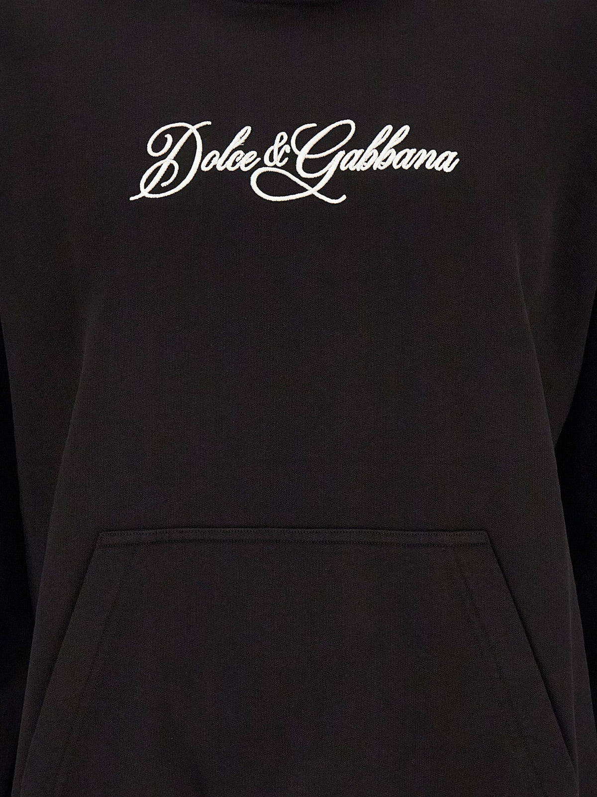 Dolce & Gabbana Black Cotton Sweatshirt