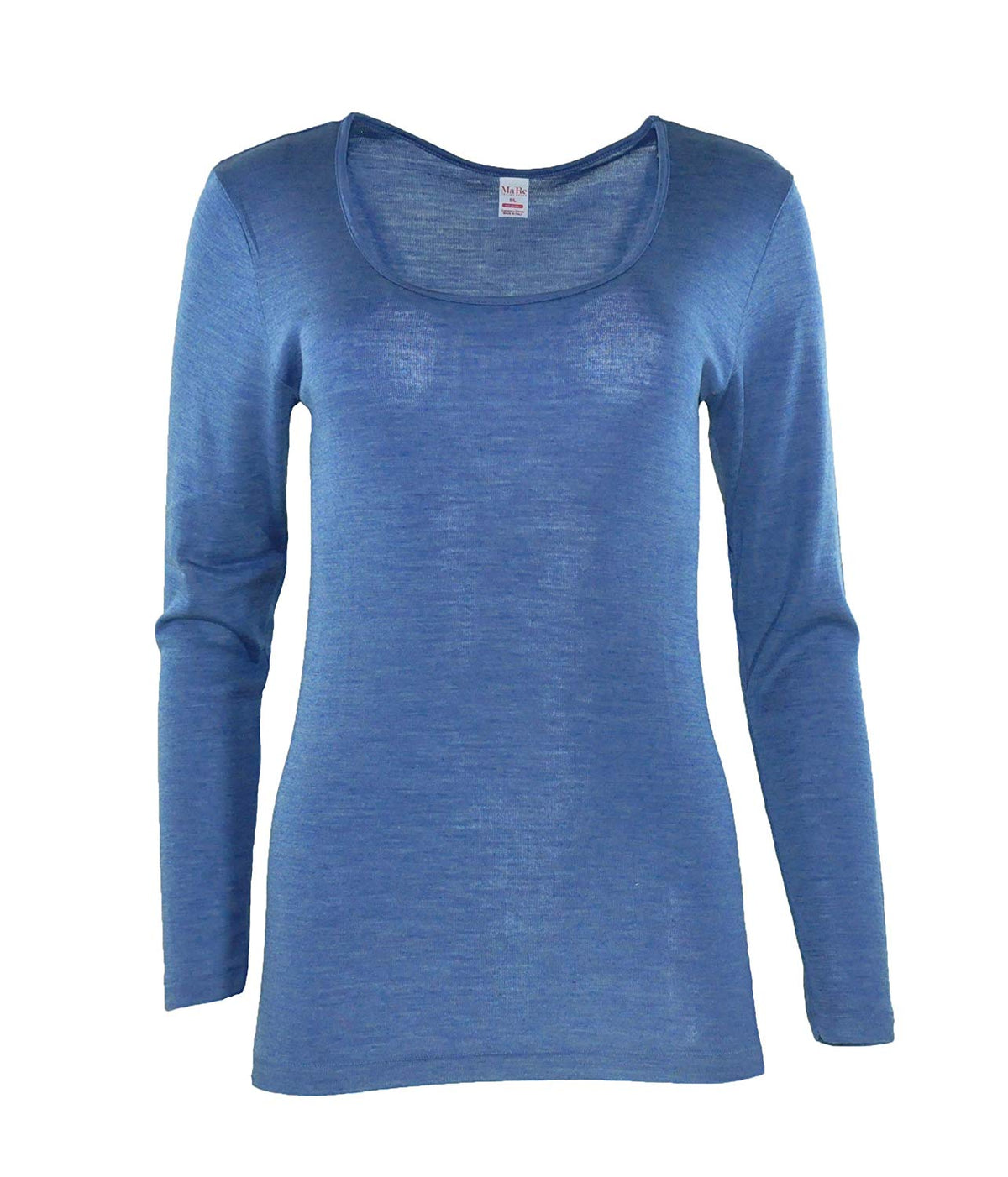MaRe Luxury Merino Wool Blend Long Sleeve T-Shirt. Proudly Made in Italy (403)