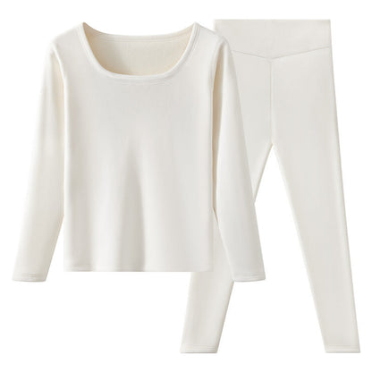 Women's Autumn Winter Berber Fleece Thermal Underwear