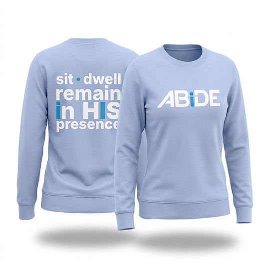 ABiDE Woman's Powder Blue Relax Crew
