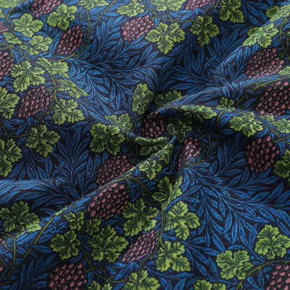 Hawaiian Shirt For Men Grapevine Shirt Camp Collar 100% Cotton By Amy