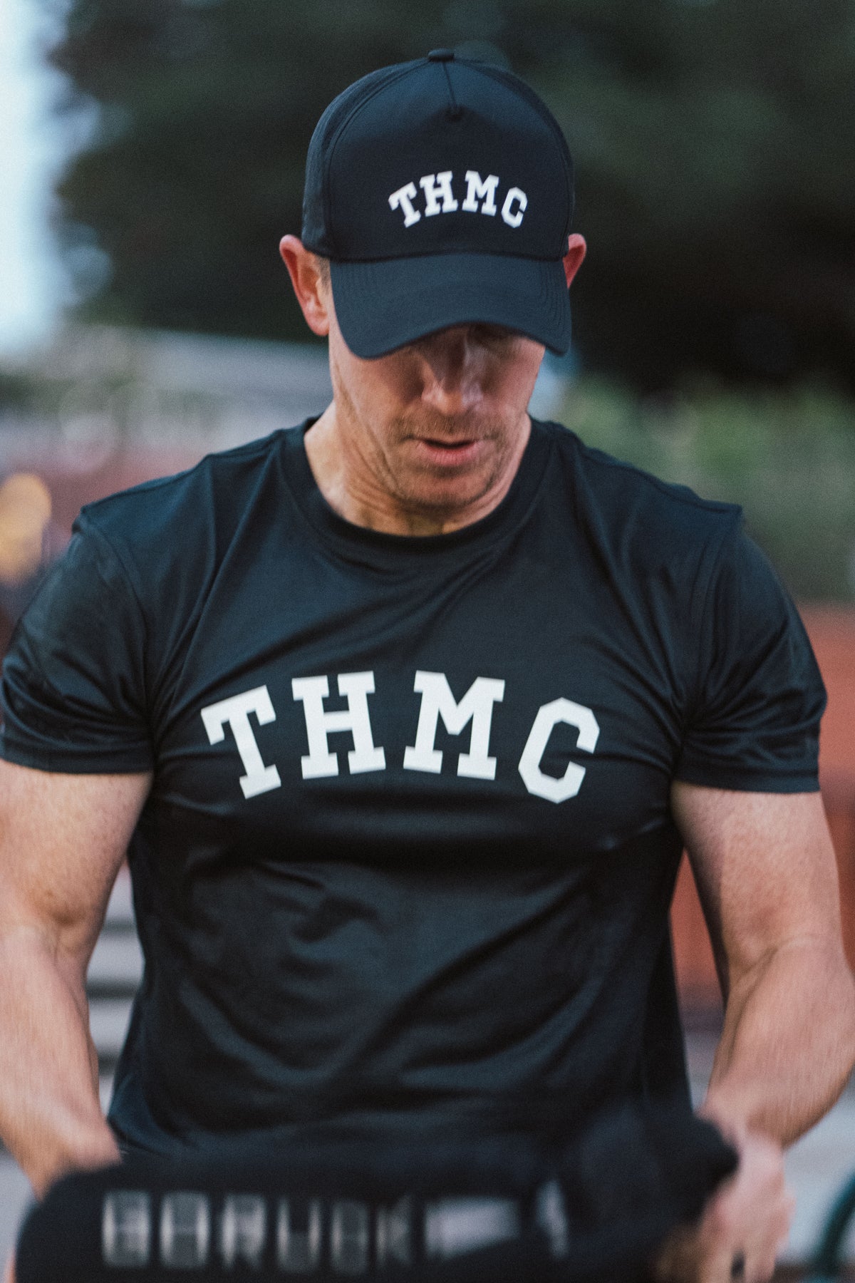 Train Hard Offshore Active Tee - Black Heather