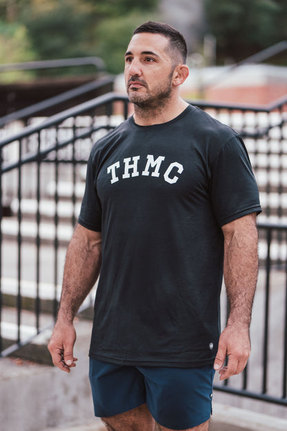 Train Hard Offshore Active Tee - Black Heather