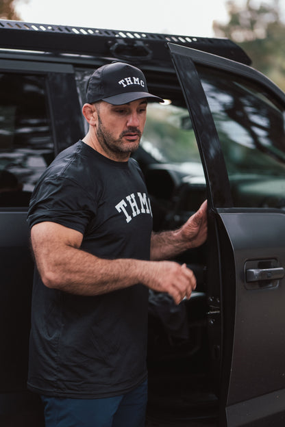 Train Hard Offshore Active Tee - Black Heather