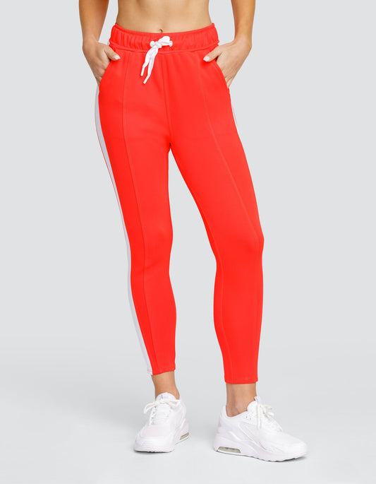 BERRI MID-RISE JOGGER - FLAMENCO