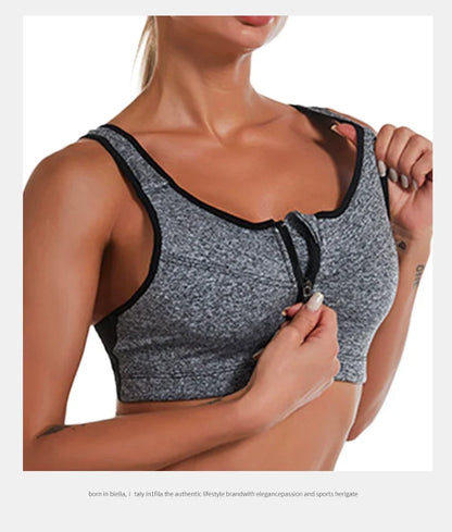 CZGUKE Yoga Fitness Bra Shock-absorbing Sports Bra Breathable and Quick Drying Training Running WOMEN'S Underwear