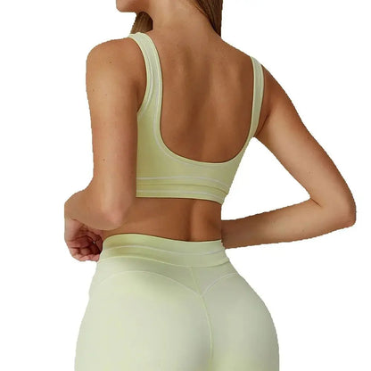 Breathable Sports Underwear for Women Shockproof Fitness Top Push Up Gym Crop Top Brassiere Sport Bra Gym Workout Top Yoga Bra