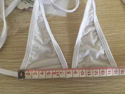 DEKA Solid Women Transparent Mini Micro Bikini Set Bandage Thong Underwear G-String Bra Swimsuit Brazilian Swimwear Sleepwear