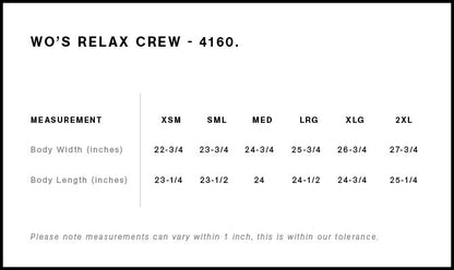 ABiDE Woman's Powder Blue Relax Crew