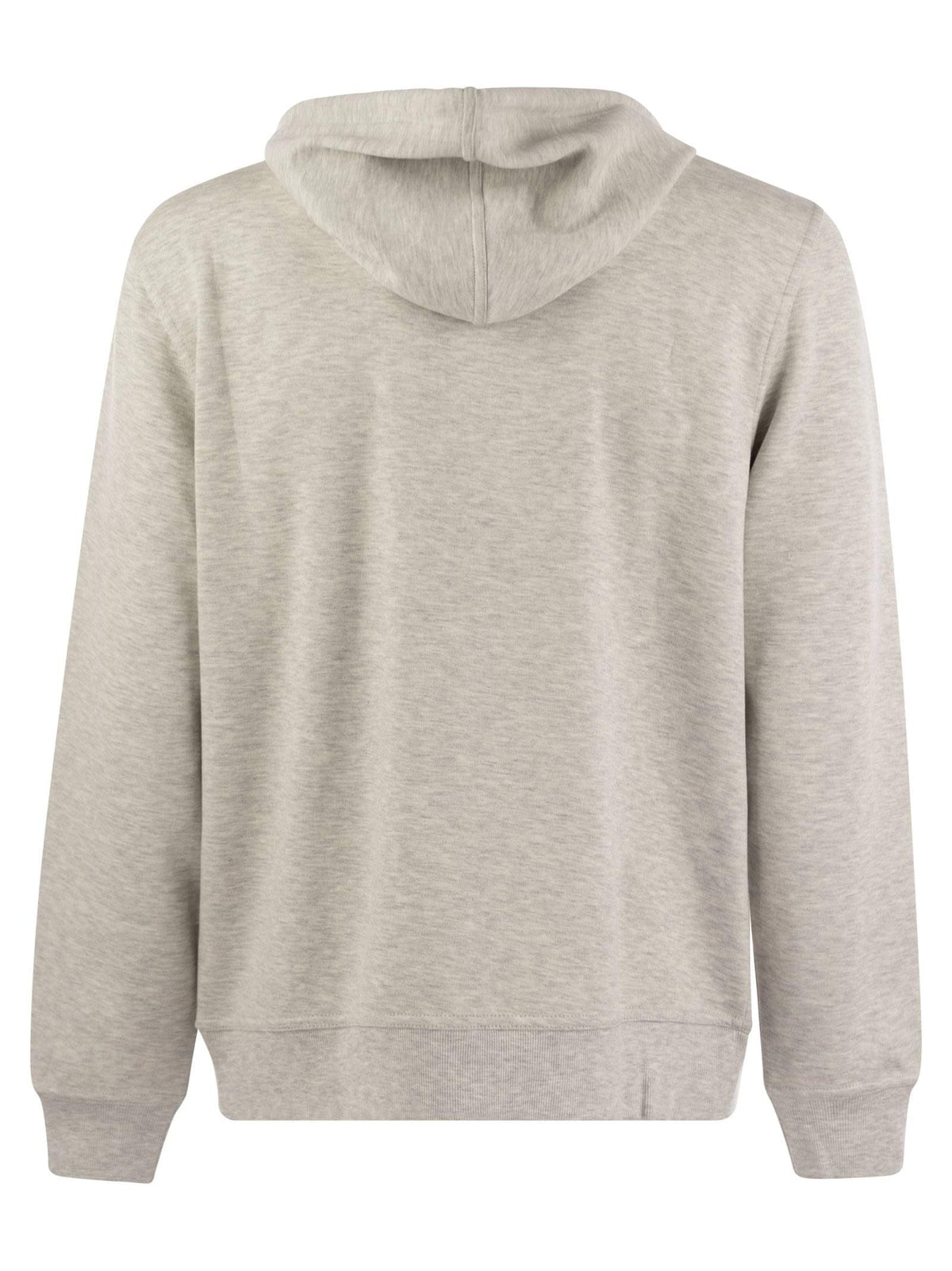 Brunello Cucinelli Men Cotton, Cashmere And Silk Fleece Zipped Topwear