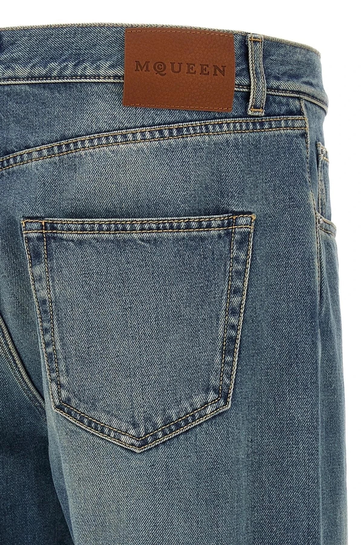 Mcqueen Men 'Skull' Jeans