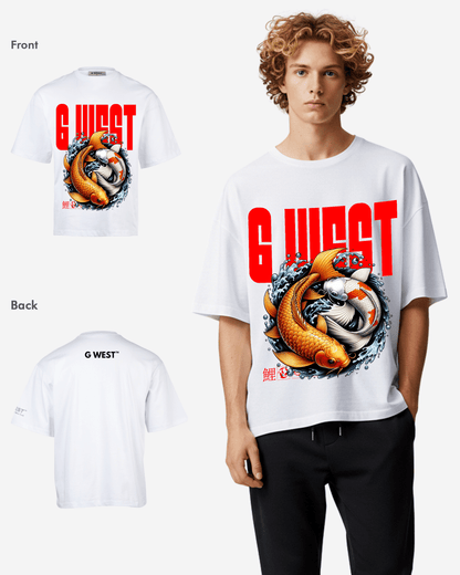 G WEST AQUA HARMONY OVERSIZED T-Shirt Mens