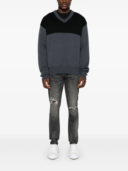 PURPLE Jeans Distressed Ripped Washed